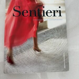 Sentieri 2nd Edition Textbook by Julia M. Cozzarelli 4 Students Learning Italian